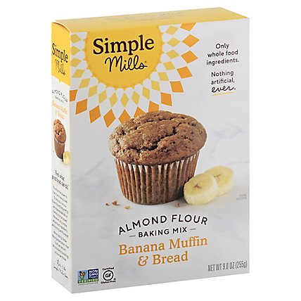 Simple Mills Almond Flour Mix Banana Muffin - 9 Oz - Image 1