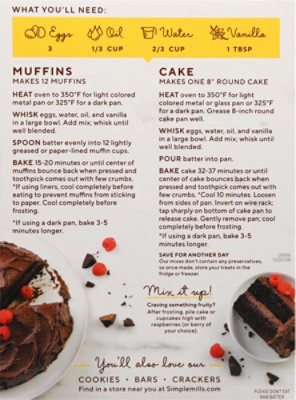 Simple Mills Almond Flour Mix Chocolate Muffin & Cake - 10.4 Oz - Image 6