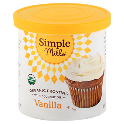  Simple Mills Organic Frosting Vanilla with Coconut Oil - 10 Oz 