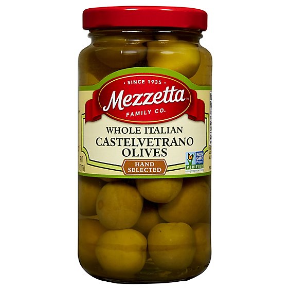 Mezzetta Olives Green Whole Italian Castelvetrano - 10 Oz