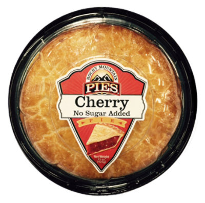 Bakery Pie No Sugar Added Cherry - Each
