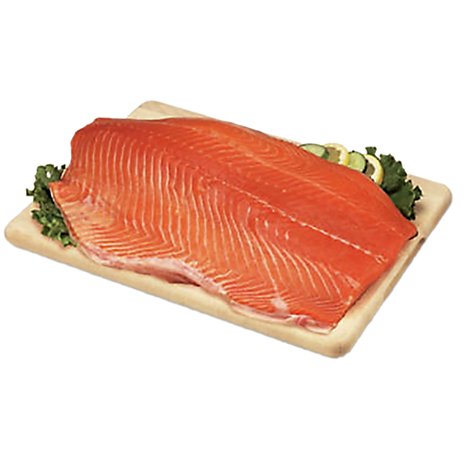 Seafood Counter Fish Salmon Fillets Scottish Wester Ross - 1.00 LB