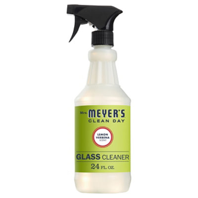 Mrs. Meyers Clean Day Glass Cleaner Spray Lemon Verbena Scent - 24 Oz.