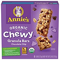 Annies Homegrown Granola Bars Organic Chewy Chocolate Chip - 6-0.89 Oz - Image 1