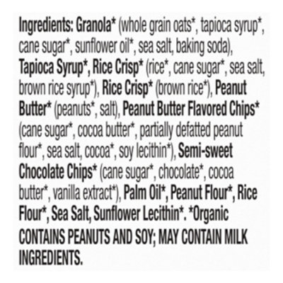 Annies Homegrown Granola Bars Organic Chewy Peanut Butter Chocolate Chip - 6-0.89 Oz - Image 5