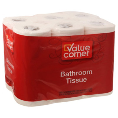 Value Corner Bath Tissue - 12 Rolls