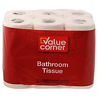 Value Corner Bathroom Tissue 2-Ply - 12 Count - Image 3