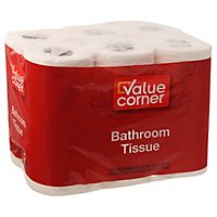 Value Corner Bathroom Tissue 2-Ply - 12 Count - Image 1