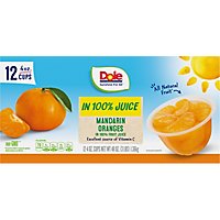 Dole Mandarin Oranges in 100% Fruit Juice Cups - 12-4 Oz - Image 6