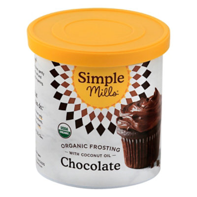 Simple Mills Organic Frosting Chocolate with Coconut Oil - 10 Oz