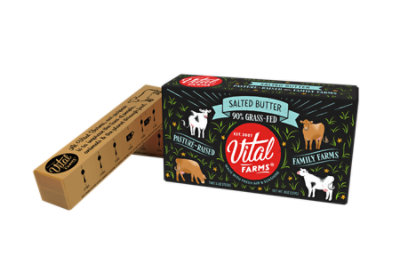Vital Farms Grass Fed Salted Butter - 8 Oz - Image 2