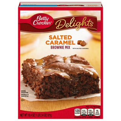 Betty Crocker Brownie Mix Delights Salted - 18.4 Oz - Shaw's
