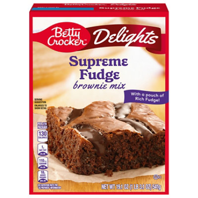 Betty Crocker Brownie Mix Delights Fudge Molten Lava - 19.1 Oz