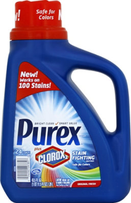 Purex Laundry Detergent Plus Clorox2 Original Fresh - 43.5 Fl. Oz. - Image 2