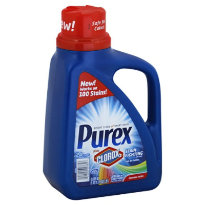 Purex Laundry Detergent Plus Clorox2 Original Fresh - 43.5 Fl. Oz. - Image 1