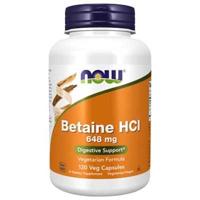 Betaine Hcl  120 Caps - 120 Caps - Image 1