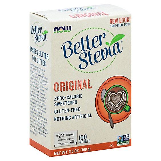 Better Stevia Packets 100/Box - 100 Package
