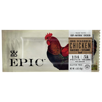 EPIC Bar Chicken Sesame + BBQ Seasoned - 1.5 Oz - Image 3