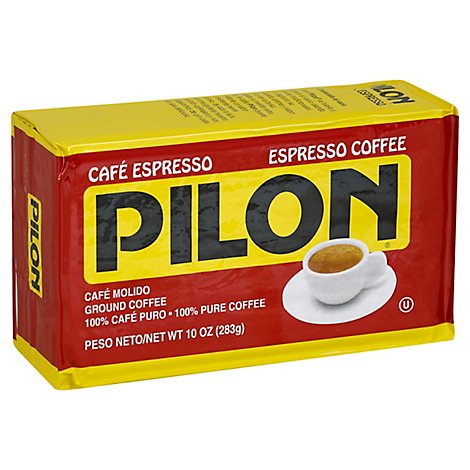 Pilon Coffee Ground Espresso - 10 Oz