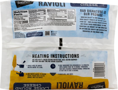 Signature Select Ravioli Cheese Round - 24 Oz - Image 5