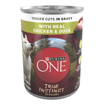 Purina one true instinct wet dog food hotsell