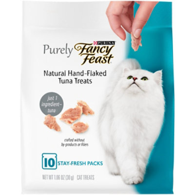 Fancy Feast Cat Treats Purely Tuna - 10-1.06 Oz - Image 1