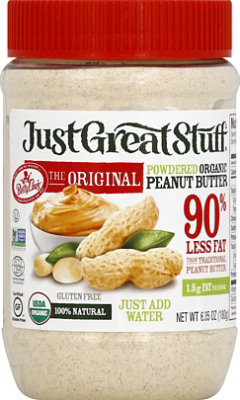 Just Great Stuff Peanut Butter Organic Powdered - 6.35 Oz - Image 2