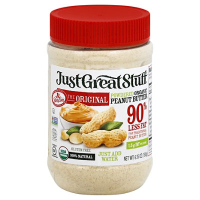 Just Great Stuff Peanut Butter Organic Powdered - 6.35 Oz - Image 1