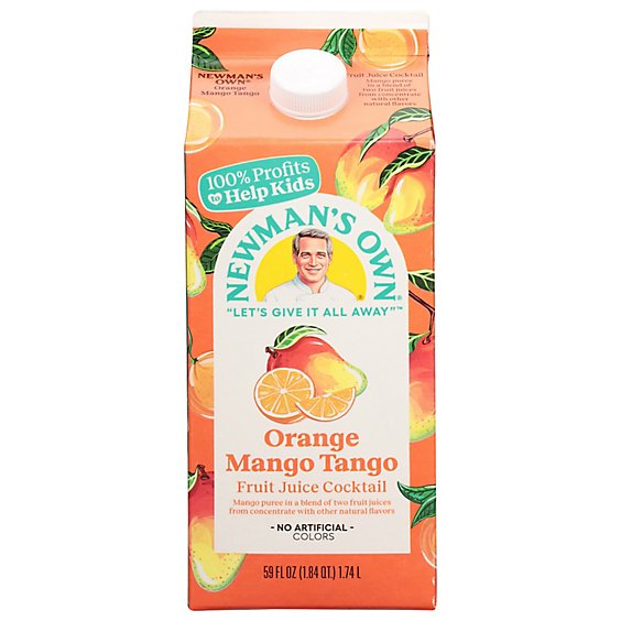 Newmans Own Mango Tango Fruit Juice Cocktail Chilled - 59 Fl. Oz.