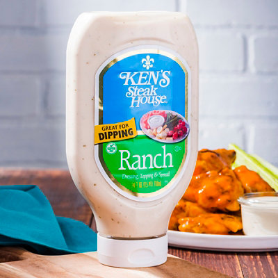Kens Steak House Dressing Topping & Spread Ranch Squeeze Bottle - 24 Fl. Oz. - Image 2