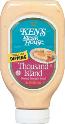 Kens Steak House Dressing Topping & Spread Thousand Island - 24 Fl. Oz.
