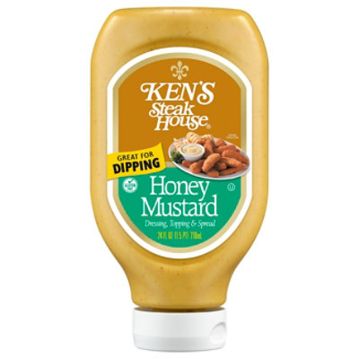 Kens Steak House Dressing Topping & Spread Honey Mustard Squeeze Bottle - 24 Fl. Oz. - Image 3