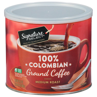 Signature SELECT Coffee Ground Medium Roast Colombian - 24.2 Oz - Image 4