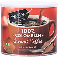 Signature SELECT Coffee Ground Medium Roast Colombian - 24.2 Oz - Image 2