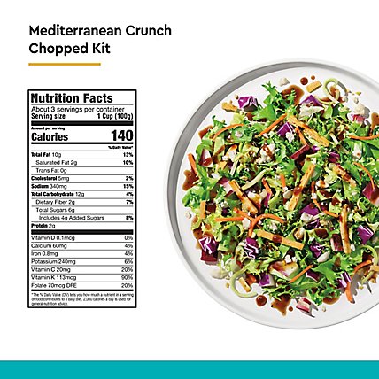Taylor Farms Mediterranean Crunch Chopped Salad Kit Bag - 11 Oz - Image 5