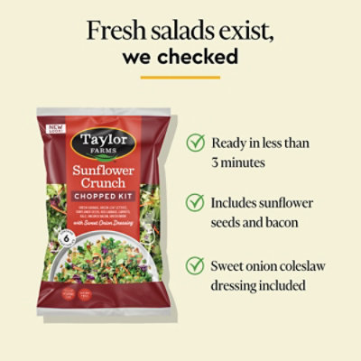 Taylor Farms Sunflower Crunch Chopped Salad Kit Bag - 12.85 Oz - Image 6