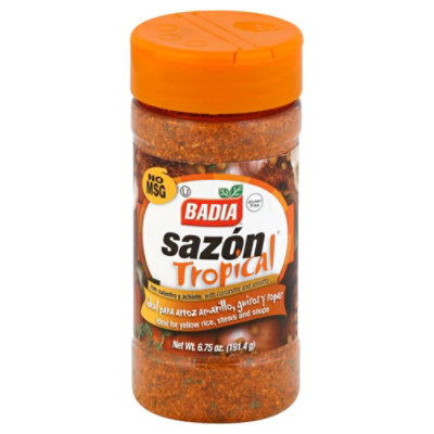 Badia Sazon Tropical Coriander & Annatto - 6.75 Oz