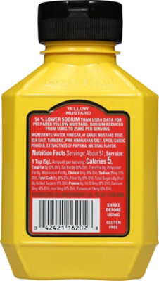 Boars Head Mustard Yellow Low Sodium - 9 Oz - Image 6
