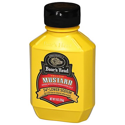 Boars Head Mustard Yellow Low Sodium - 9 Oz - Image 2