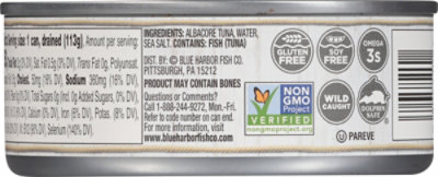 Blue Harbor Fish Co. Tuna Wild Albacore Solid White in Water with a Touch of Sea Salt - 4.6 Oz - Image 5