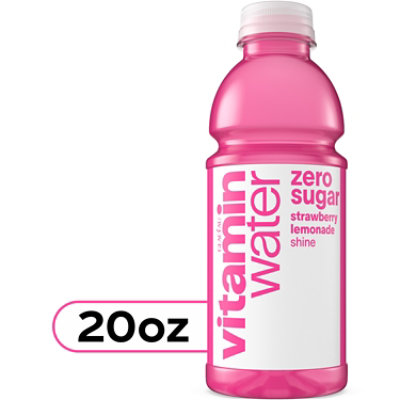 vitaminwater Zero Water Beverage Nutrient Enhanced Shine Strawberry Lemonade - 20 Fl. Oz. - Image 2