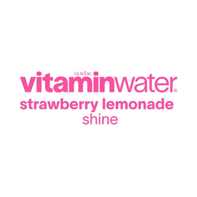 vitaminwater Zero Water Beverage Nutrient Enhanced Shine Strawberry Lemonade - 20 Fl. Oz. - Image 2