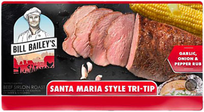 Bill Bailey's Beef Sirloin Tri Tip Roast Santa Maria Style - 2 Lb - Image 1