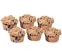 Fresh Baked Blueberry Muffins - 6 Count