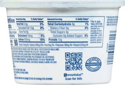 Lucerne Cottage Cheese Lowfat 2% Calcium Fortified Chives - 16 Oz - Image 6