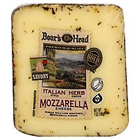Boars Head Cheese Mozzarella Italian Herb - 7 Oz - Image 1