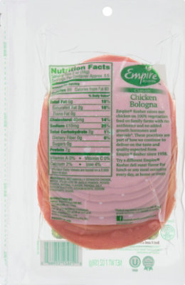 Empire Slices Chicken Bologna - 7 Oz - Image 6