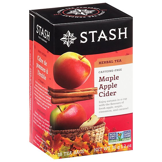 Stash Herbal Tea Maple Apple Cider - 18 Count