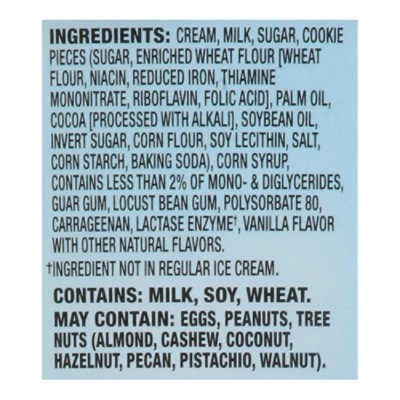 Signature SELECT Lactose Free Cookies & Cream Ice Cream - 1.5 Qt. - Image 5