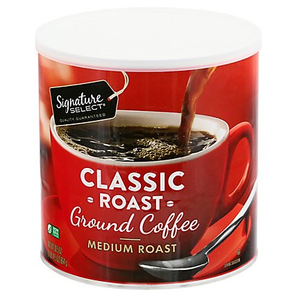 Signature SELECT Coffee Ground Medium Roast Classic Roast - 30.5 Oz - Image 3